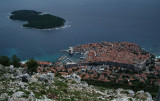  Dubrovnik and Lokrum Island from Srd Hill cable car stn