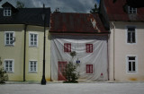 Cetinje cloth house facade (being rebuilt?)