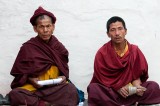 Two monks, Boudhnath