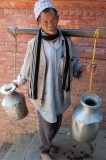 Hauling the water, Patan