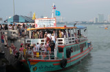 Tourists disembark at Pattaya