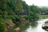 Death Railway tracks alongside the Mae Kwai Noi