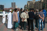 Impromptu meeting in Tahrir Square