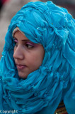 Woman at the Eid el Adha celebrations, Cairo