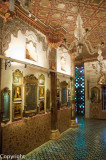 Inside the Aina Mahal palace, Bhuj