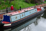 Narrowboats berthed at Stourbridge