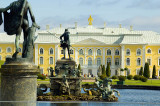 The Grand Palace at the Peterhof or Petrodvorets