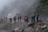 The dreaded Rohtang La, a high pass notorious for landslips and washaways