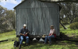 Lunch at the Tawonga Huts, Mt Fainter Fire Trail