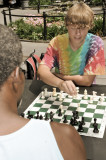 NYC - Washington Square Park - Travis Plays Chess 1