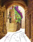scenic archway in Pienza 6