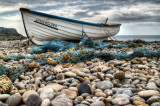 Undersized Boat at Chesil Cove