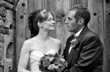 The Bride and Groom in Black and White