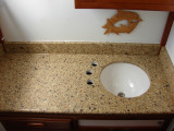 New vanity top with undermount sink