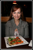 Me at Marthas Exchange. This rabbit food meal was listed on the menu as I-have-to-fit-into-a-bridesmaid-dress-in-4-days. LOL