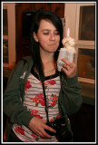 Anya, youre supposed to eat your ice cream... not sniff it :-)
