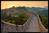 Sunrise over the Great Wall