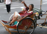 Rickshaw driver, Georgetown