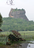 Rock seen from village