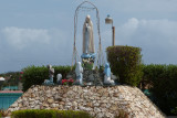 Outside of St Philomena Church, Oranjestad