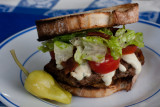 BLT Blue Cheese Caesar Burger