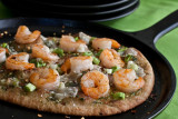 Shrimp and Cilantro Pesto Pizza