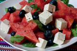 Watermelon, Blueberry and Feta Salad