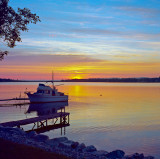 Sunrise on Lake Champlain 8 August 2011