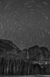 Yosemite Falls Star Trails
