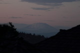 Mt St Helens from Lake Oswego at Dusk