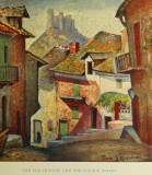 Frontispiece of Two Vagabonds in a French Village