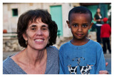 Phyllis with an Ethiopian Child
