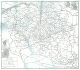 Réseau ferroviaire et vicinal belge en 1935