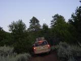 Driving into the full moon !!!