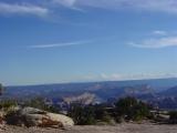 View across the mesa with  a little bit of Colorado River in middle