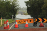 Stuart Highway just north of Noonamah in the wet