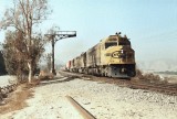 Santa Fe F45 #5987 through Santa Ana Canyon