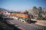 BNSF Working through Woodford Siding