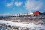Former Santa Fe F7A #347C leads promotional movie special 1989