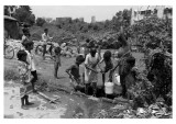 Drawing water from a well, by the Eastern Express Highway