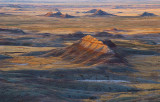 Sunset Colors on the Badlands