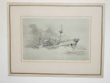 Signed European Etching $65