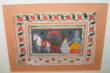 Krishna And Arjuna Indian Watercolour $50