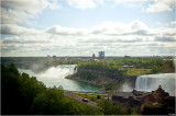 Three Falls With Clouds