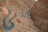 Windy road in Dades gourge