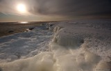 Frozen shoreline