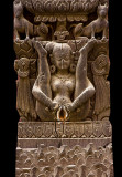 Erotic carved eave support