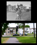 Ma soeur et moi sur un chemin du parc Laurier