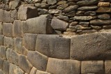 Original Incan structure below and reconstruction above