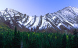 Folds in the Canadian Rockies, Peter Lougheed Provincial Park, Alberta, Canada